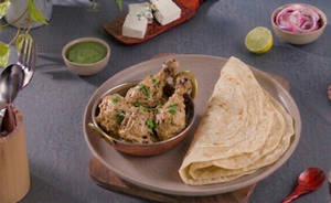 Afghani Chicken + 1 Rumali Roti