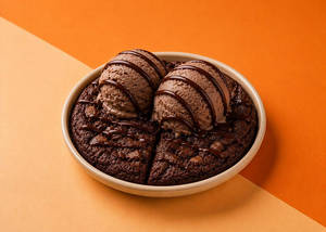 Double Chocolate Skillet Cookies With Ice Cream