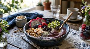Exotic Chocoberry Smoothie Bowl