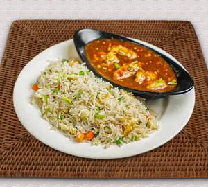 Fried Rice Chili Chicken