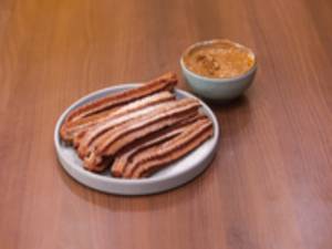 Dipped Cinnamon Churros with Milk Chocolate