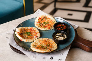 Loaded Mini Uttappams (3 Pcs)