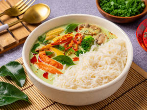 Thai Green Curry Veg with Rice
