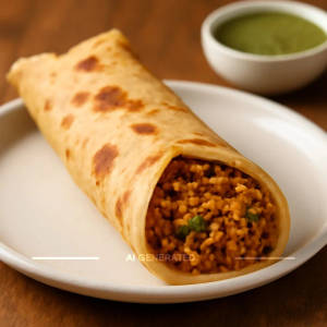 Veg Keema Roll