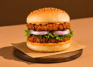 Double Spicy Crunch Chicken Burger