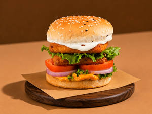 Double Zesty Paneer Burger
