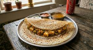 Paneer Rava Masala Dosa
