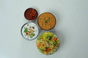 Veg Biryani + Curd Rice