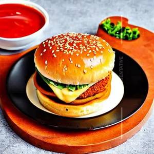 Crispy Veggie Patty Burger
