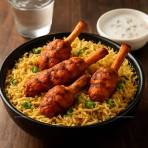 Soya Chaap Biryani