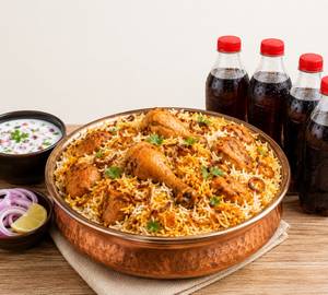 Dum Biryani + Cold Drink For 4 Member
