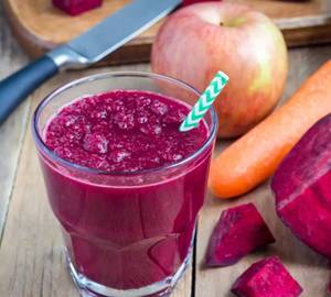 Carrot beetroot juice
