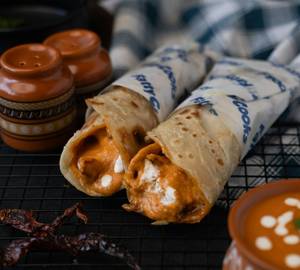 Tandoori chicken roll