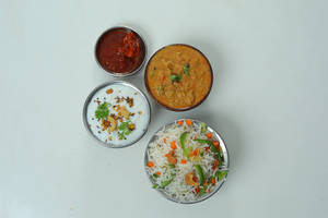 Fried Rice + Curd Rice