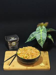 Veg Burnt Garlic Fried Rice