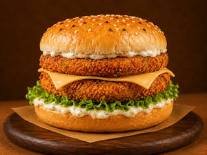 Double Crispy Aloo Burger