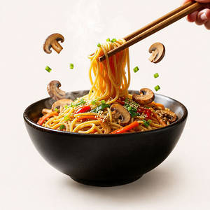 Mushroom Noodles