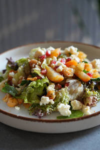Sweet Potato Chickpea & Feta Salad