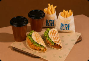 2 Veg Taco + 2 Fries + 2 Coke
