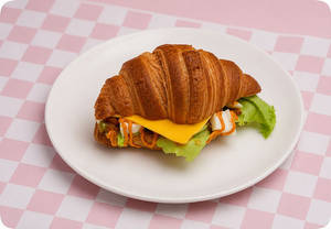 Tandoori Paneer Croissant Sandwich