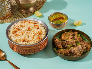 Black Pepper Chicken Ghee Rice