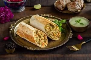 Mushroom Tikka Roll