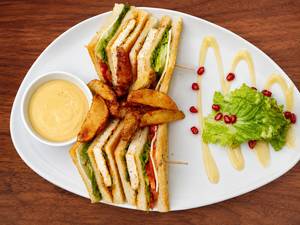 Shimla Times Club Sandwich Veg