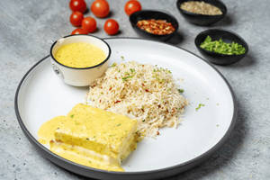 Paneer Steak With Herb Rice