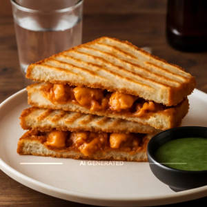 Paneer Makhani Grilled Sandwich