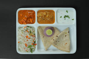 2 Phulka+ Paneer Butter Masala+ Fried Rice