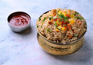 Paneer Tikka & Bell Pepper Fried Rice