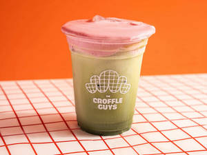 The Strawberry Foam Matcha Latte