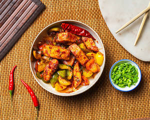 Stir Fry Chilli Paneer.
