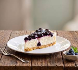 Bluberry Cheesecake Slice