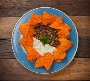 Salsa and Cheese Nachos