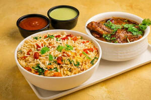 Chicken  Fried Rice Quater+ Chicken Mini
