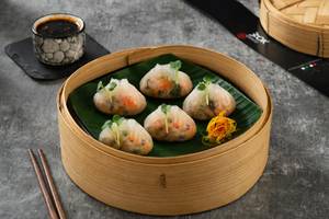 Asparagus & Water Chestnut Dimsums [6 Pcs]