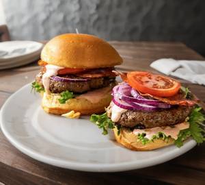 Chicken / Mutton Galaoti Burger [Mouth Melting!!]