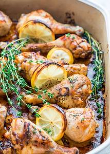 Lemon Garlic Chicken Leg Piece