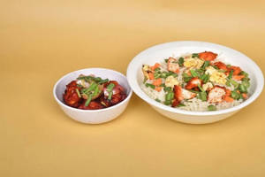 Chicken Fried Rice Quater+ Garlic Chicken Mini