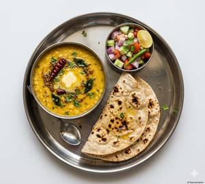 Butter Dal Tadka + Choice Of Breads + Salad