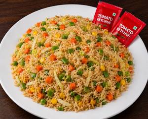 Mixed Fried Rice   [can be provied With 2Tomato Ketchup.] 