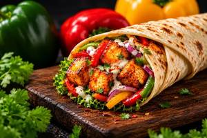 Crispy Paneer Wrap