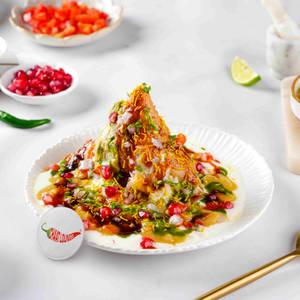 Dahi Samosa Chaat