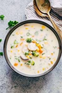 Cream Of Vegetables Soup