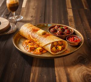 Butter Paneer Masala Dosa