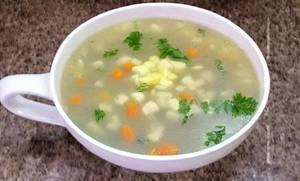 Lemon Corriander Veg Soup
