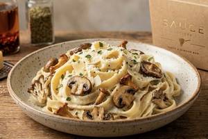 Mushroom Fettuccine Alfredo