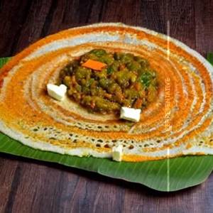 Pav bhaji paneer cheese dosa