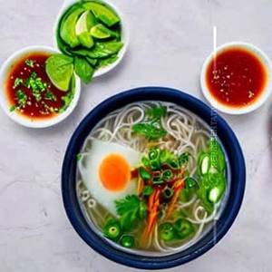Egg Vietnamese Pho